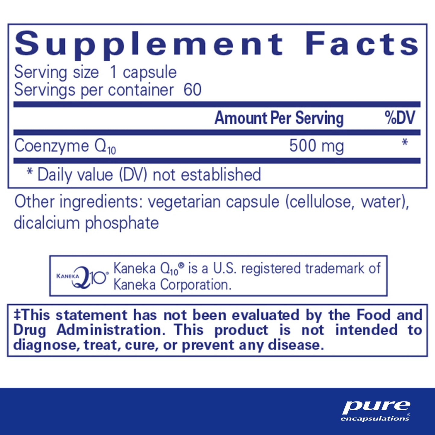 CoQ10 500 Mg.